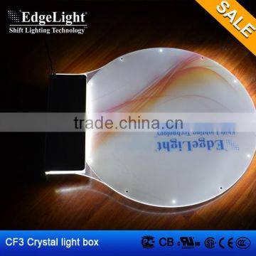NEW edge light CF3 waterproof Wall Type Acrylic Signage led light box