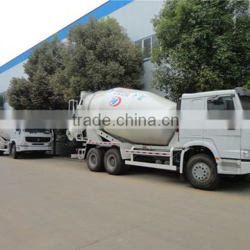High quality 10CBM howo concrete pump trucks, concrete mixer with pump, concrete truck dimensions