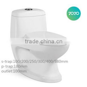 modern Chaozhou Washdown S-trap P-trap One Piece Toilet bowl z840