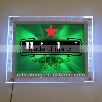 High brightness led writing board with snape frame