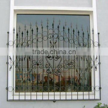 2014 Top-selling hand forged wrought iron window