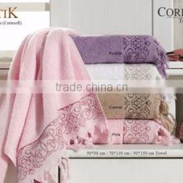 bath towels/low cost 100% cotton towel hotel