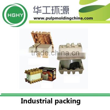 used waste paper pulp tray for industial package