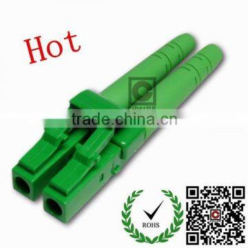 Fiber Optic LC DX Green Connector in Cheap Price
