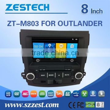 car cassette and cd dvd and gps for OUTLANDER with Rear View Camera GPS BT IPOD TV Radio RDS