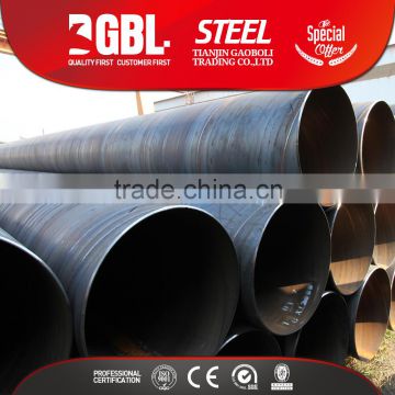 Hot selling!!SSAW steel tube spiral submerged welded pipe