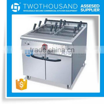 All Stainless Steel 6 Baskets Gas Noodle Making Machine For Restaurant