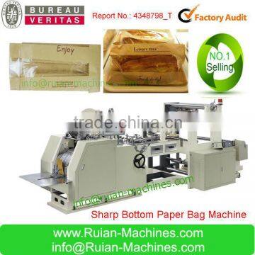 automatic paper and plastic bag making machine