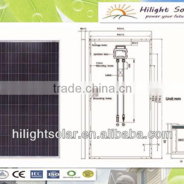 230w Poly Sollar Panel With Tuv,Iec,Cec,Ce,Iso