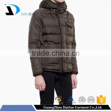 Daijun oem new design high quality fashion polyester men's snowboard cotton jackets & coats