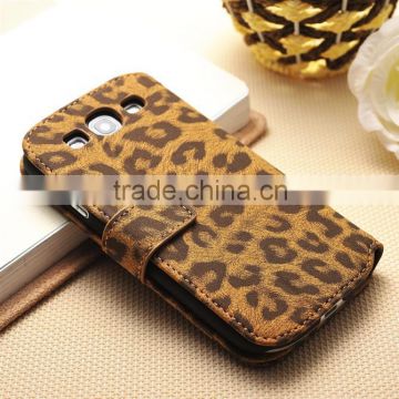 Classic Leopard Skin For Samsung S3 Leather Case