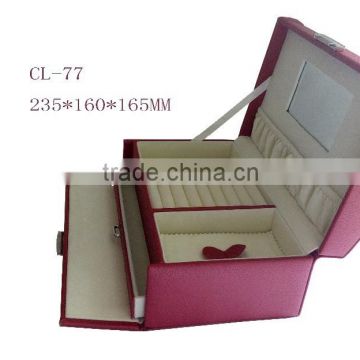 Beautiful color and portable mimi jewelry box . from China , box factury