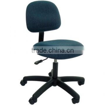 Standard Chair, Blue Fabric, Adjustable Height 17