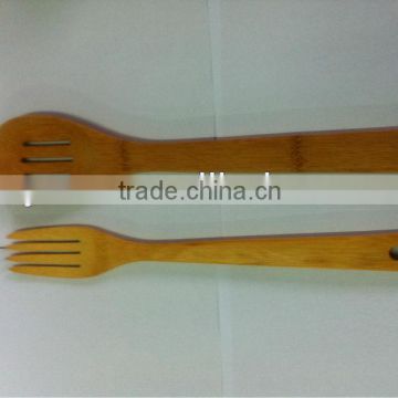natural bamboo spoon,forks,tong /kitchenware
