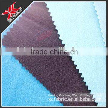 wholesale100% polyester fabric for cloth /short plush fabric/micro cheap velboa