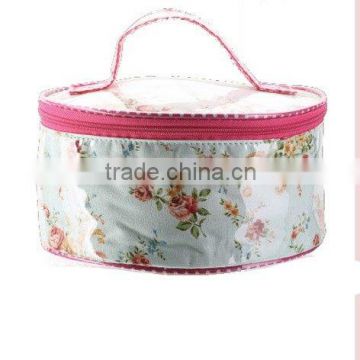 Two layer printed cosmetic bag