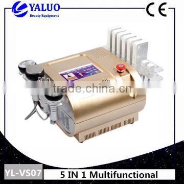 5 in 1 Cavitation Vacuum RF fat burning machine with ce