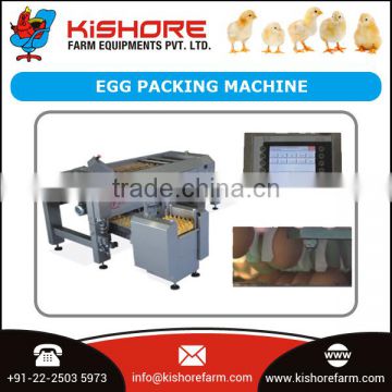 Standard Certified Company Egg Grading Packing Machine for Export Market