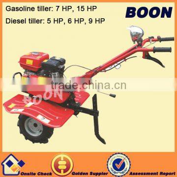 7 HP walking tractor tiller with BOON power