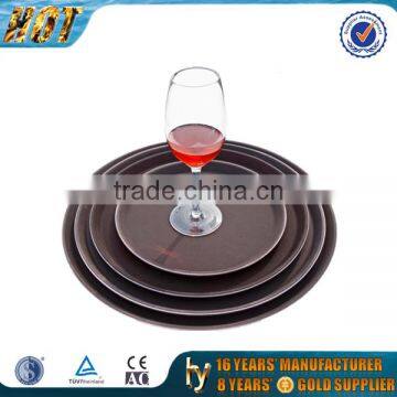 round plastic serving tray for bar