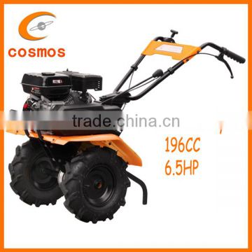 Gasoline mini tiller garden machine cultivator with tractor