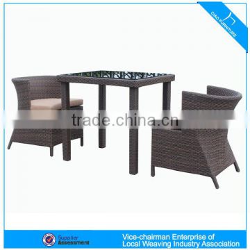 Luxury hotel style rattan outdoor table and chairs CF1203