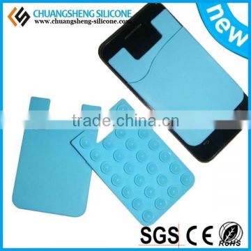 1 Pcs Anti-slip Silicone Suction Cup Mat Phone Holder Rectangle Sucker for cellphone