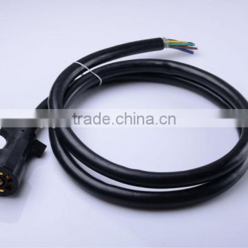 RV WirinTrailer Light Plug 7 Way g Harness 8' Cord Trailer End/Trailer cable/ Wire harness