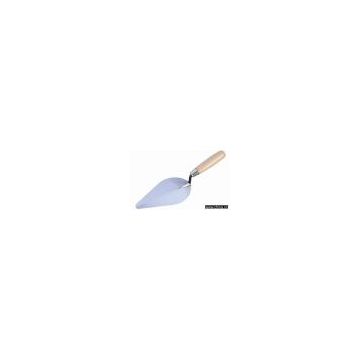 BRICKLAYING TROWEL WITH WOODEN HANDLE