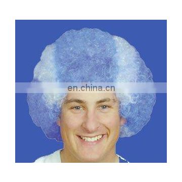 Argentina football fan wigs in blue and white colour for fans wig