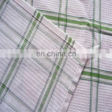 wholesale cotton tea towel fabric waffle weave OEM kitchen tea towel