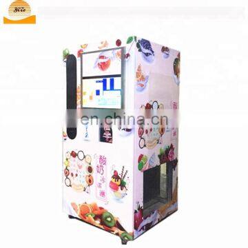 Italian automatic commercial soft ice cream frozen yogurt vending machine