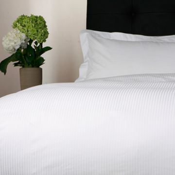 Bv Luxury Custom Queen King Satin Pure White 100% Cotton Bedsheet Bed Linen 5 Star Hotel Bedding Set