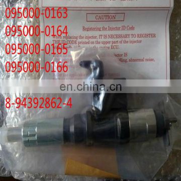 Common rail injector 095000-0166 095000-0165 8943928624 for sale