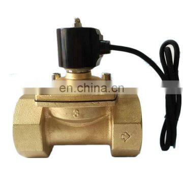 3 inch waterproof solenoid valve 2W800-80 underwater jump spring solenoid valve full copper  air valve DN80 interface