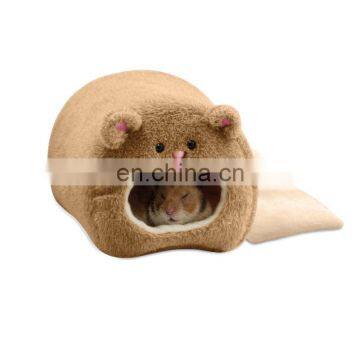Hamster Nest Warm Bedroom Winter Supplies Cute Bear Cotton Nest Hamster Warm Cotton Nest