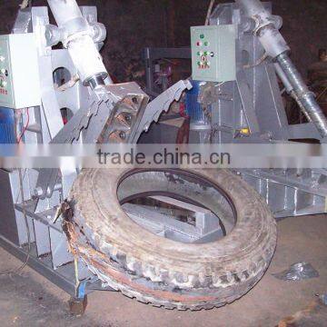 Hot! hydraulic scrap tyres cutting machine for pyrolysis