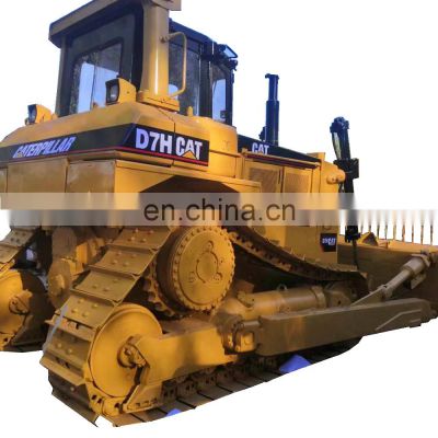 original used japan made bulldozer caterpillar D7 D8 D7H D7G Bulldozer with winch for sale