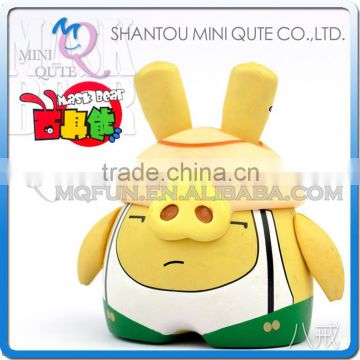 Mini Qute Mask Bear 6.5cm boy gift plastic reloading Dragon ball Oolong Anime action figures Cartoon toy car Decoration model
