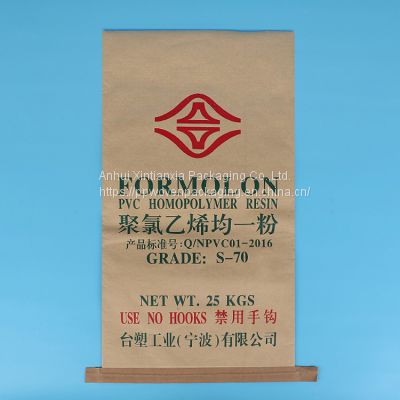 Agriculture Product Packaging Paper Bag 20kg 25Kg For Wheat Flour Milk Powder