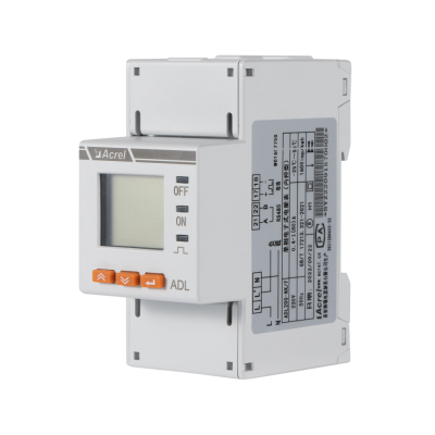 Acrel ADL200-NK/F single-phase smart energy meter pre-paid control, load control, time control and RS485 communication.