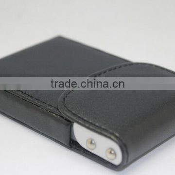 aluminium wallet card holder leather and aluminium card holder