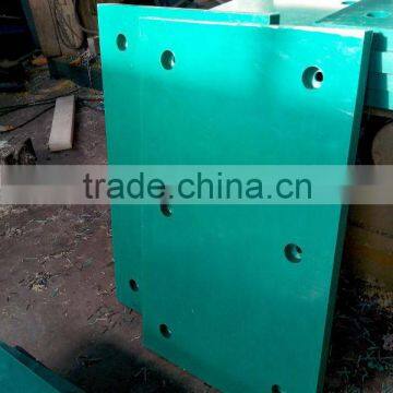 High temperature corrosion resistance green UHMW-PE Coal bunker plate