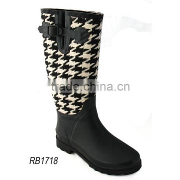 fashion woman rain boots