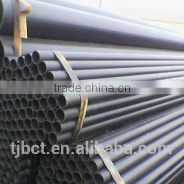 Black Welded Round Steel Pipe for Furniture pipes