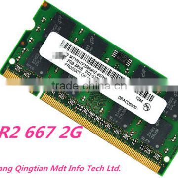 Wholesale memory---2G DDR2 667/800 Laptop RAM PC-5300S/PC-6400S