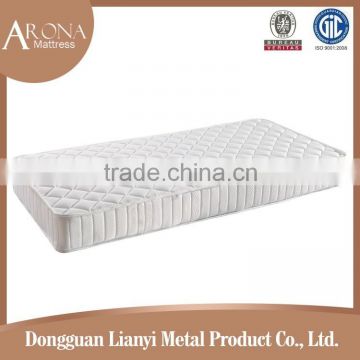 Best quality natural comfort single size roll pack thin bed sponge mattress for Refugee