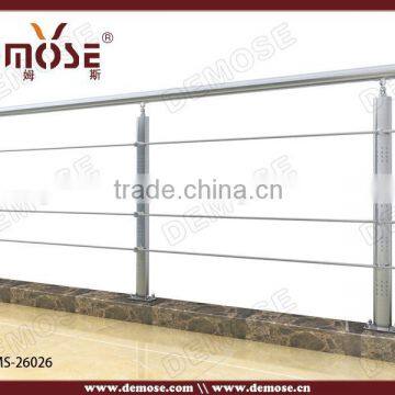 outside inox tubular hand rail for safety