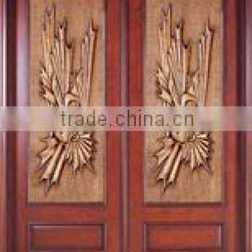CE antique solid wood exterior doors(ISO9001/SGS)