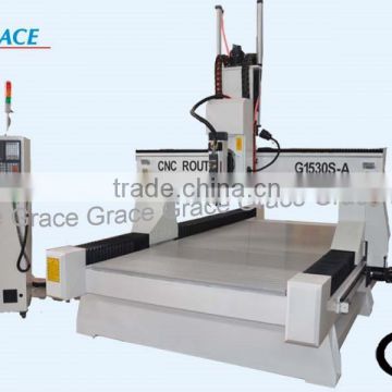 cnc router with rotate +/-180 degree head G1530